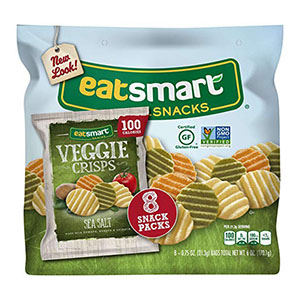 Best Store Bought Snacks for a Party Eatsmart Veggie Chips 8 Count Pack
