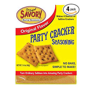 Best Store Bought Snacks for a Party Savory Saltine Seasoning, 1.4 Ounce, Classic Original, 4 Pack